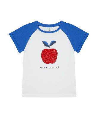 Mothercare Girls White Cotton Printed T-shirt