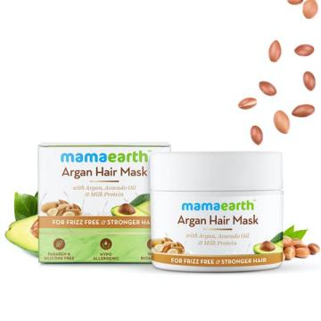 Mamaearth Argan Hair Mask For Frizz Free & Stronger Hair 200 gm