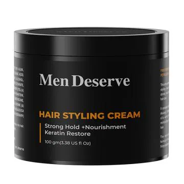 Men Deserve Hair Styling Cream (Strong Hold) 100 gm