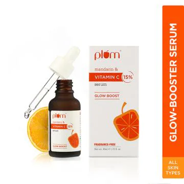 Plum 15% Vitamin C Face Serum with Mandarin 30 ml