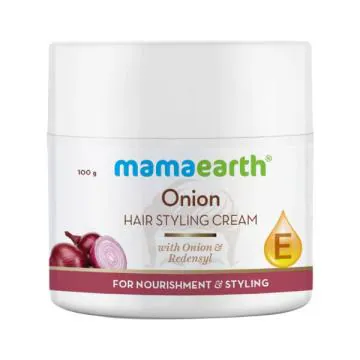 Mamaearth Onion Hair Styling Cream for Men with Onion & Redensyl for Nourishment & Styling 100 gm