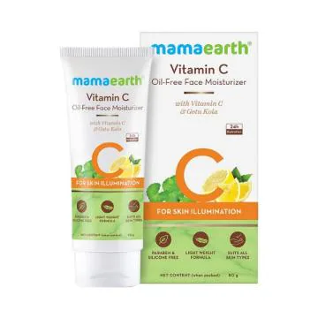 Mamaearth Vitamin C Oil Free Moisturizer For Face with Vitamin C & Gotu Kola for Skin Illumination 80 ml