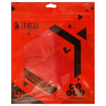 Le Gear Orgami Red Polygon Arm Sleeves (Free Size)