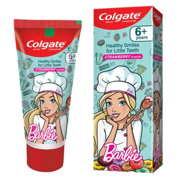 Colgate Barbie Strawberry Flavor Kids Toothpaste 80 g (6+ Years)