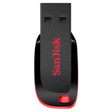 Sandisk 64 GB Cruzer Blade USB Flash Drive, CZ50