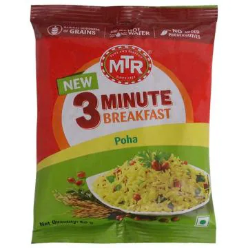 MTR 3 Minute Breakfast Poha Mix 60 g