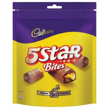 Cadbury 5 Star Bites Home Treats Chocolate 191.9 g