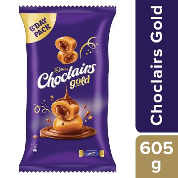 Cadbury Gold Choclairs 605 g (Pack of 110)