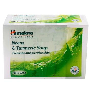 Himalaya Neem & Turmeric Soap 125 g (Pack of 4)