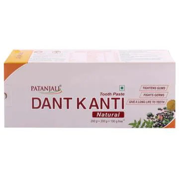 Patanjali Dant Kanti Natural Toothpaste (200 + 200 + 100) g