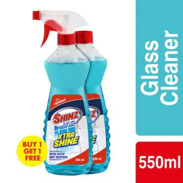 My Home Shinz Glass and Surface Cleaner 550 ml (Buy 1 Get 1 Free)