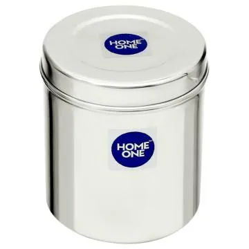 Home One Stainless Steel Round Deep Dabba 3 L (No. 14)