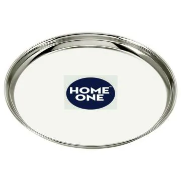Home One Baggy Stainless Steel China Plate 20 cm
