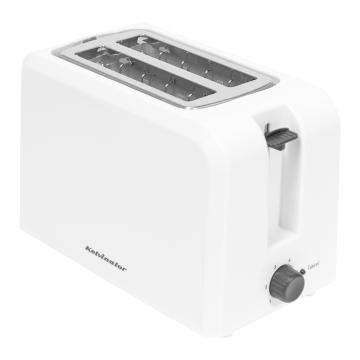 Kelvinator 700W 2-Slice Stainless Steel Pop-up Toaster with 6 Settings Electronic Browning Control, Slider out Crumb Tray, 2 Years Warranty