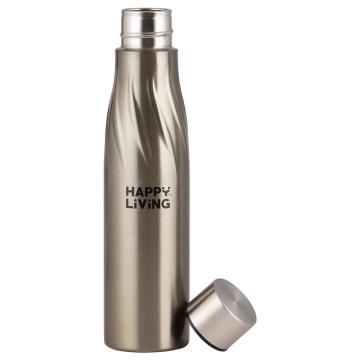 Happy Living Grey Stylo Stainless Steel Water Bottle 1 L