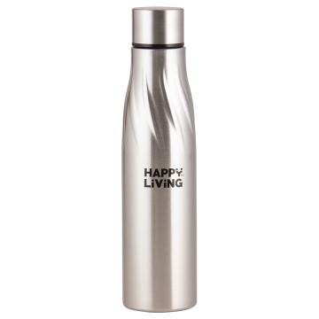 Happy Living Silver Stylo Stainless Steel Water Bottle 1 L