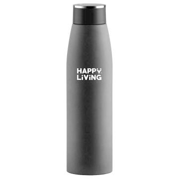 Happy Living Black Flair Stainless Steel Water Bottle 800 ml