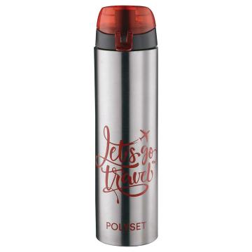 Happy Living Blaze Stainless Steel Water Bottle 800 ml with Red Lid
