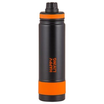 Happy Living Orange Hiker Stainless Steel Water Bottle 800 ml