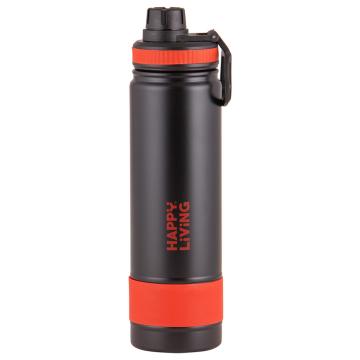 Happy Living Red Hiker Stainless Steel Water Bottle 800 ml