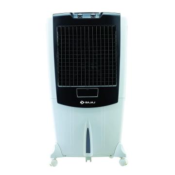 Bajaj DMH95 Desert Air Cooler with Anti-Bacterial Honeycomb, 100 Feet Air Throw, 95 Litres, White & Black