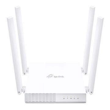 TP-Link Archer C24 AC750 Dual-Band Wi-Fi Router White, Multi Mode, 4 Antennas, Ipv6 Supported, Parental Controls, Guest Network, Smooth HD Streaming