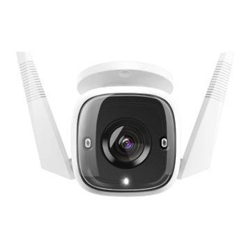 TP-Link Tapo C310 3MP 1296p High Definition Outdoor CCTV Security Wi-Fi Smart Camera , Alexa Enabled , Weatherproof , Night Vision , 2-Way Audio , SD Storage (White)