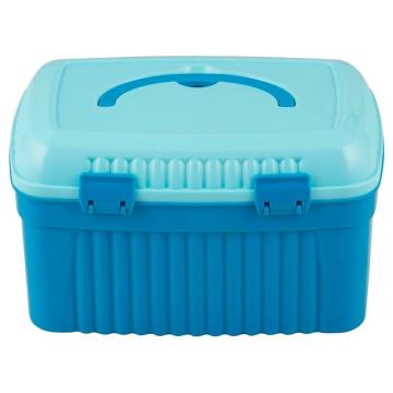 Home One Blue Plastic Multipurpose Box 23.7x16x13.9 cm