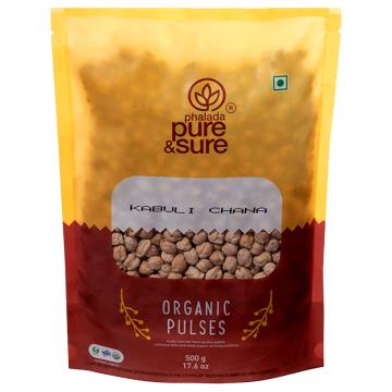 Phalada Pure & Sure Organic Kabuli Chana 500 g