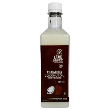 Phalada Pure & Sure Organic Cold Pressed Coconut Oil 500 ml