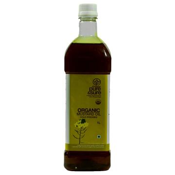Phalada Pure & Sure Organic Cold Pressed Mustard Oil 1 L