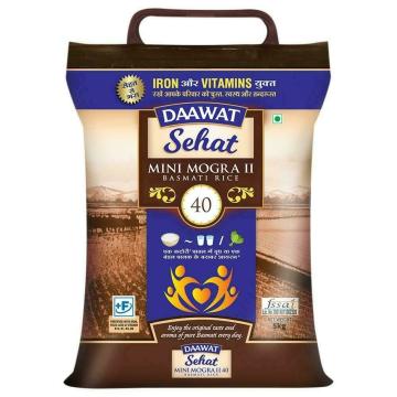 Daawat Sehat Mini Mogra II (40) Basmati Rice 5 kg