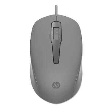HP 150 USB 2.0 Optical Wired Mouse 1600 DPI Resolution (Black)