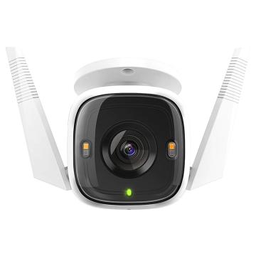 TP-Link Tapo C320Ws 4MP 2K QHD (2560x1440) Outdoor CCTV Security Wi-Fi Smart Camera -Alexa Enabled -Weatherproof -Full Color Starlight Night Vision -2-Way Audio -up to 256 GB SD Storage  (White)