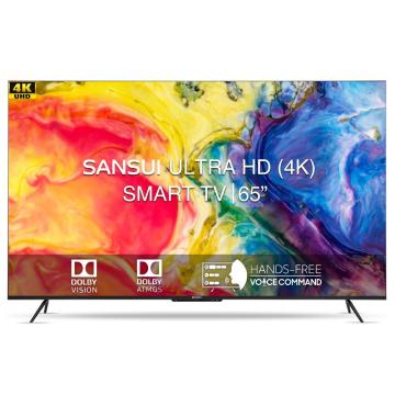 Sansui 165 cm (65 inches) 4K Ultra HD Smart Android LED TV, JSW65ASUHDFF
