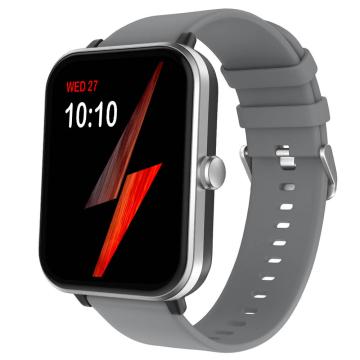 Fire-Boltt Unity smartwatch, Large Display of 4.64 cm (1.83 inch) Smartphone synced Bluetooth Calling, Built In Speaker For Songs, 120 Sports Modes, AI Voice Assistance,In Built Games, Fire-Boltt Health Suite, SILVER