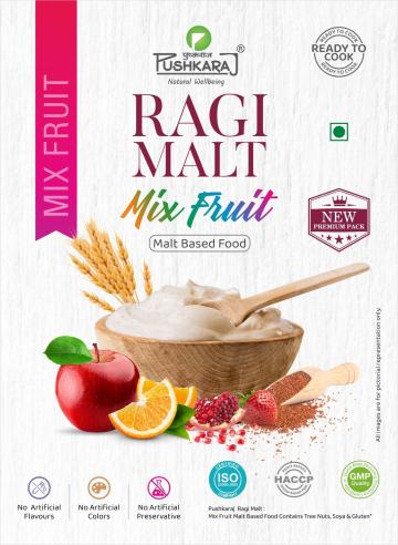 Pushkaraj Ragi Malt Mix Fruit(250gmx3)