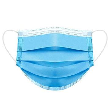 BPL WeCool Melt-Blown Disposable Face Mask with adjustable Nose Clip 3ply protection (Blue, Without