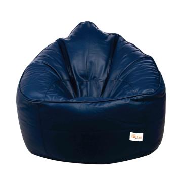 Sattva Muddha Navy Blue Leatherette Bean Bag Cover 33 inch x 33 inch x 33 inch
