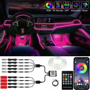 CARIZO RGB Atmospheric Interior Car Lights, 9 in 1 Ambient Lighting with 236