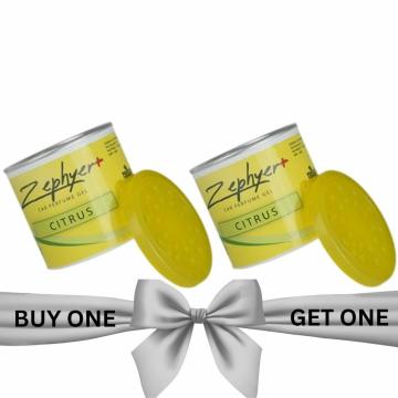 Zephyer Car Freshner: Buy 1 Get 1 Free Zephyer+ Citrus Spill Proof & Alcohol-Free 120ml