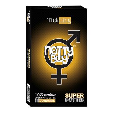 NottyBoy TickLing Extra Dotted 1500 Dots Condoms - 10 units