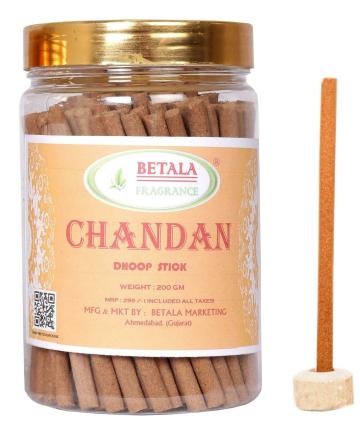 Betala Fragrance Chandan Flavour Dhoop Stick, Pack of 200 Gm
