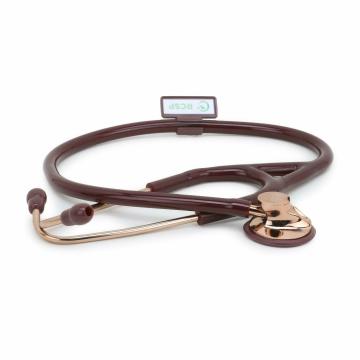 RCSP Cardiology Stethoscope For Docotor 'S And Medical Student Rose Single Head (Chocolate)