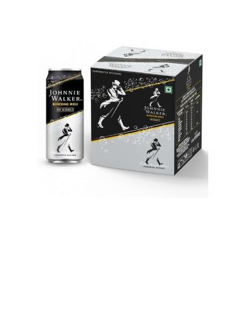 Johnnie Walker Refreshing Mixer Non Alcoholic Carbonated Drink 330 ml Pack of 2