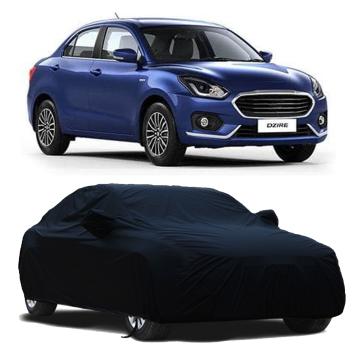 STARIE Car Cover For Maruti Suzuki Dzire (With Mirror Pockets) (Black,For 2014,2015,2016,2017,2018,2019,2020 Models)