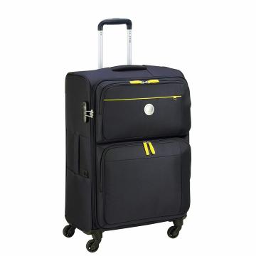 Delsey Polyester 55 cms Black Softsided Cabin Luggage (Dorset)