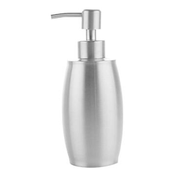 Kunya Stainless Steel Soap/Liquid Dispenser/Lotion Dispenser Pump, for Kitchen or Bathroom (350Ml) Oval