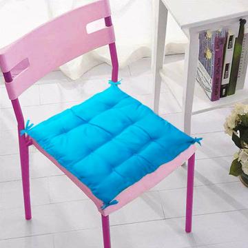 Elegance Solid Blue Polycotton Chairpad (38 cm x38 cm)