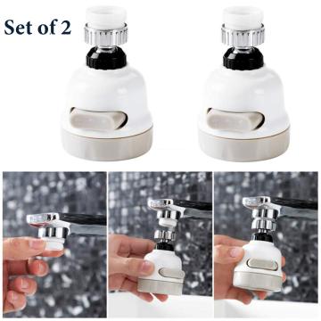 ZURU BUNCH Set of 2 pcs Water Sprinkler for Kitchen Tap, Water Saving Aerator Nozzle for Kitchen, Tap Filter to Save Water